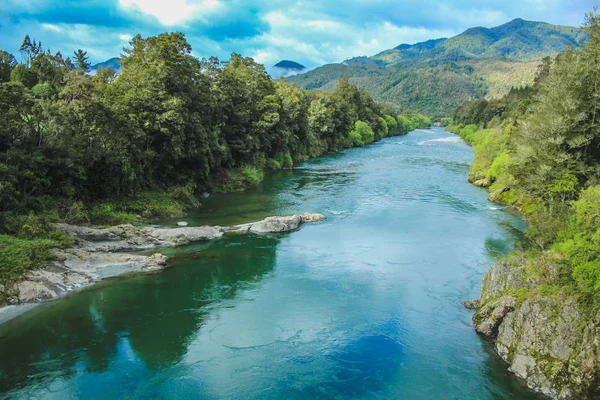 Prachtig landschap bij Buller River, South Island, Nieuw-Zeeland — Stockfoto