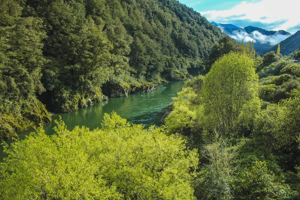 Prachtig landschap bij Buller River, South Island, Nieuw-Zeeland — Stockfoto
