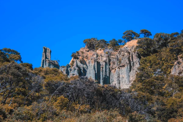 Putangirua Pinnacoli a Wairarapa, Isola del Nord, Nuova Zelanda — Foto Stock