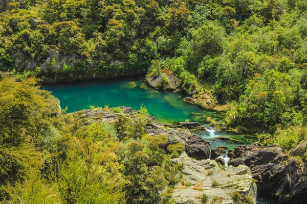 Uitzicht op Aratiatia Rapids in Taupo, North Island, Nieuw-Zeeland — Stockfoto