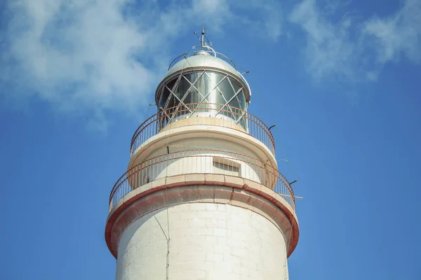 White Lighthouse Cap Formentor Mallorca Spain — Stock Photo, Image