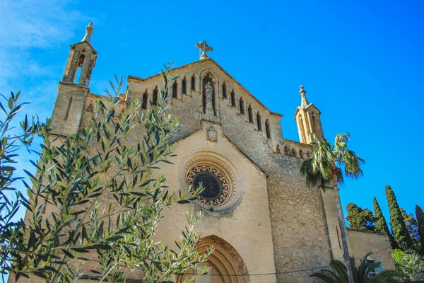 Herrens Församlingskyrka Transfiguracio Del Senyor Belägen Byn Arta Mallorca Spanien — Stockfoto