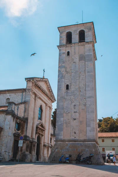 Katedra Wniebowzięcia Nmp Puli Półwysep Istrijski Chorwacji — Zdjęcie stockowe