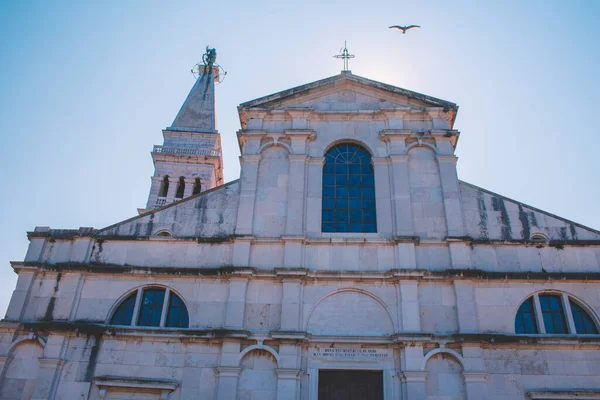 Kostel Eufémie Městě Rovinj Istrijský Poloostrov Chorvatsko — Stock fotografie
