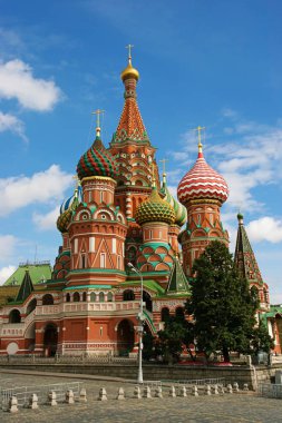 Moskova, Rusya 'daki St. Basil Katedrali