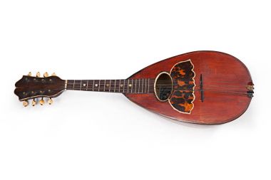 Mandolin beyaz arka plan üzerinde