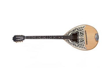 Mandolin beyaz arka plan üzerinde