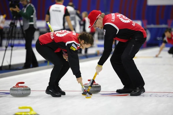 Mistrovství světa smíšených curling Kazan 2016 — Stock fotografie