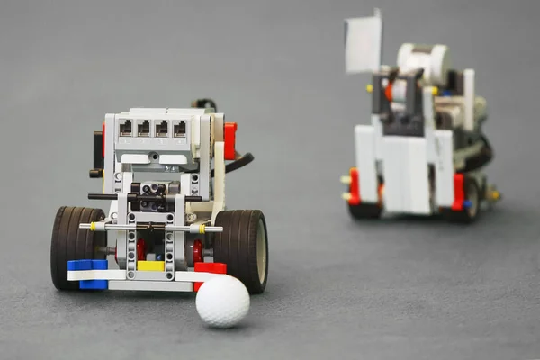 Lego bloklarından kendi kendini yetiştirmiş bir robot. Fizik, şampiyonluk