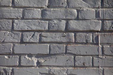 Eski grunge tuğla beyaz duvar arkaplanı veya dokusu