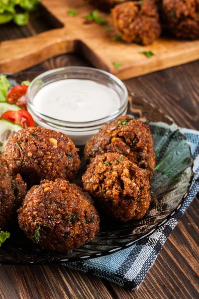 Balles de falafel au pois chiche aux légumes — Photo