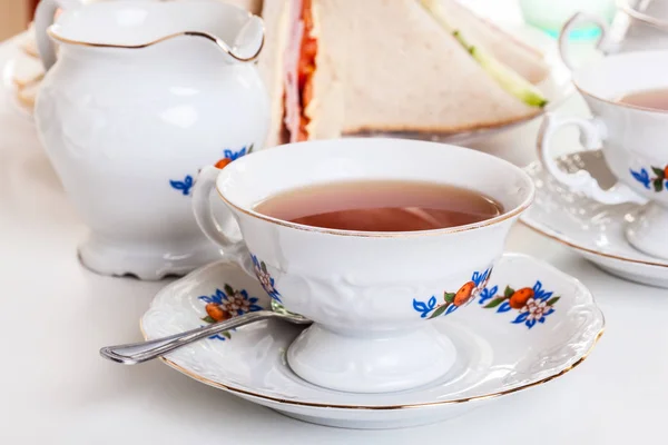 Afternoon tea set — Stock Photo, Image