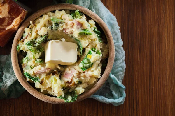 Colcannon, традиційна страва ірландський — стокове фото