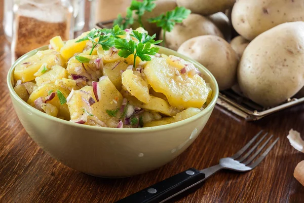 伝統的なドイツのジャガイモのサラダ — ストック写真