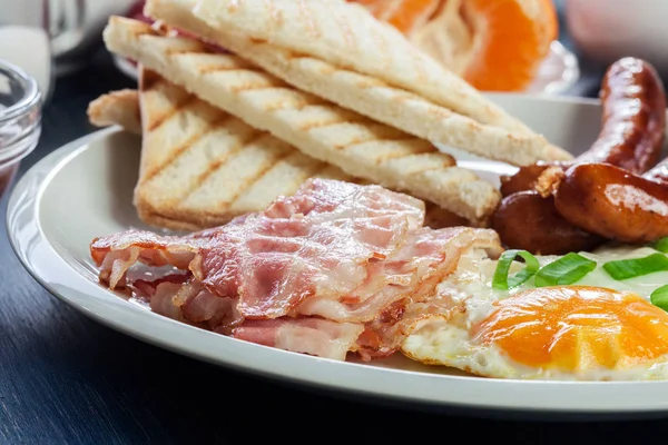 Fresco pequeno-almoço inglês — Fotografia de Stock
