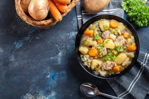 Pichelsteiner, German stew that contains meat — Stock Photo, Image