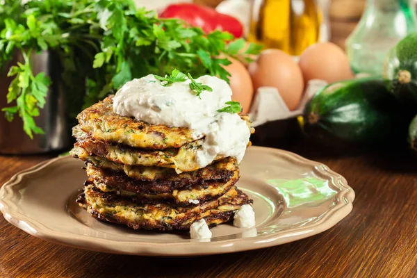 Kabak börek veya krep — Stok fotoğraf