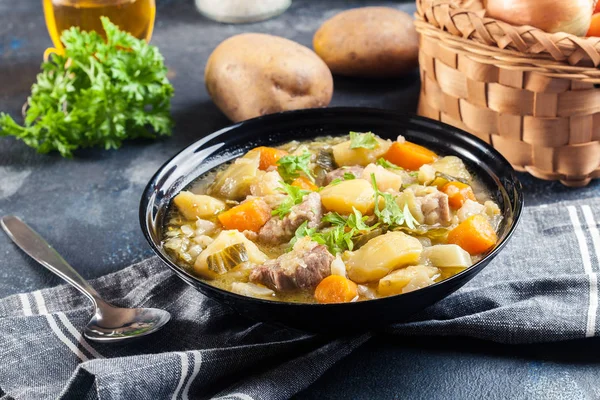 Pichelsteiner, German stew that contains meat — Stock Photo, Image