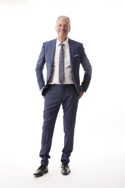 Senior businessman standing — Stock Photo, Image