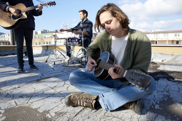 Band som spelar musik — Stockfoto