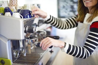 barista kahve hazırlama 