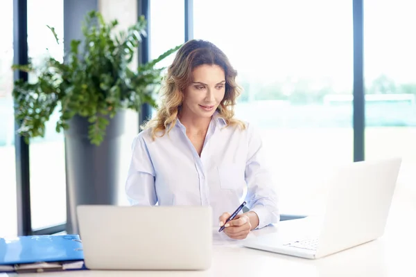 Financial advisor working — Stock Photo, Image