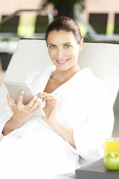 Woman in spa — Stock Photo, Image