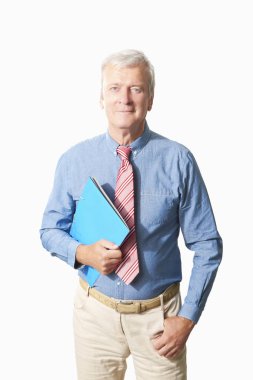 belgeleri el ile işadamı