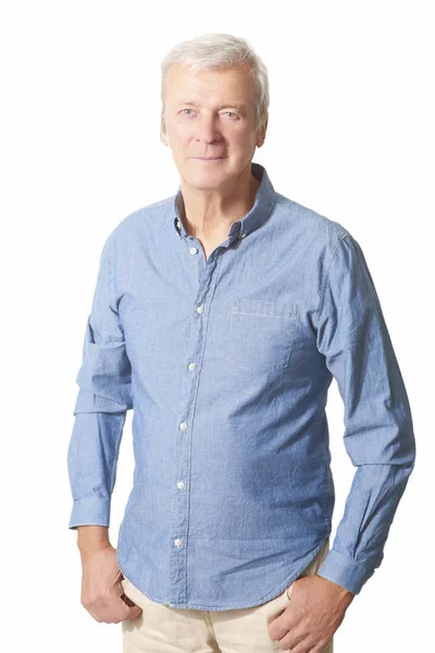 Shot of a senior man standing a — Stock Photo, Image