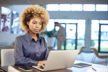  onu laptop kullanarak iş kadını