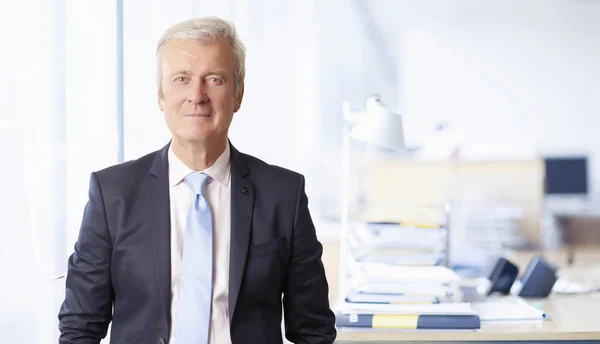 Manager standing at the office — Stock Photo, Image