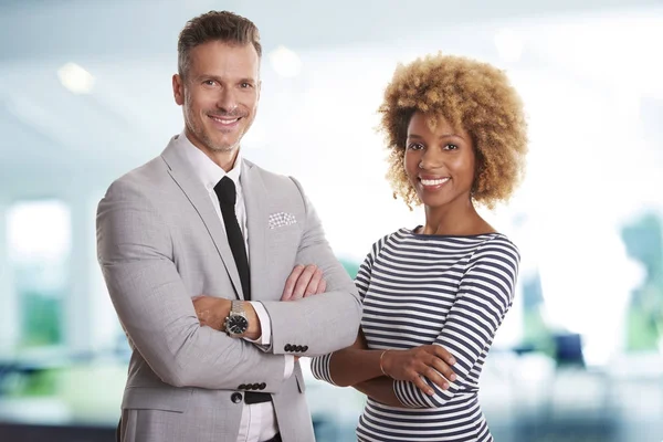 Assistent och marknadschef — Stockfoto