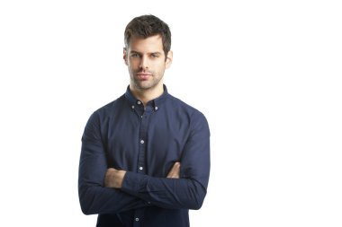 Genç iş adamının portresi