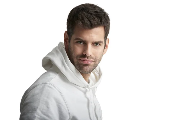 Man wearing hoodie — Stock Photo, Image