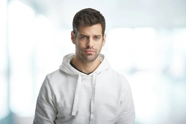 Man wearing hoodie — Stock Photo, Image