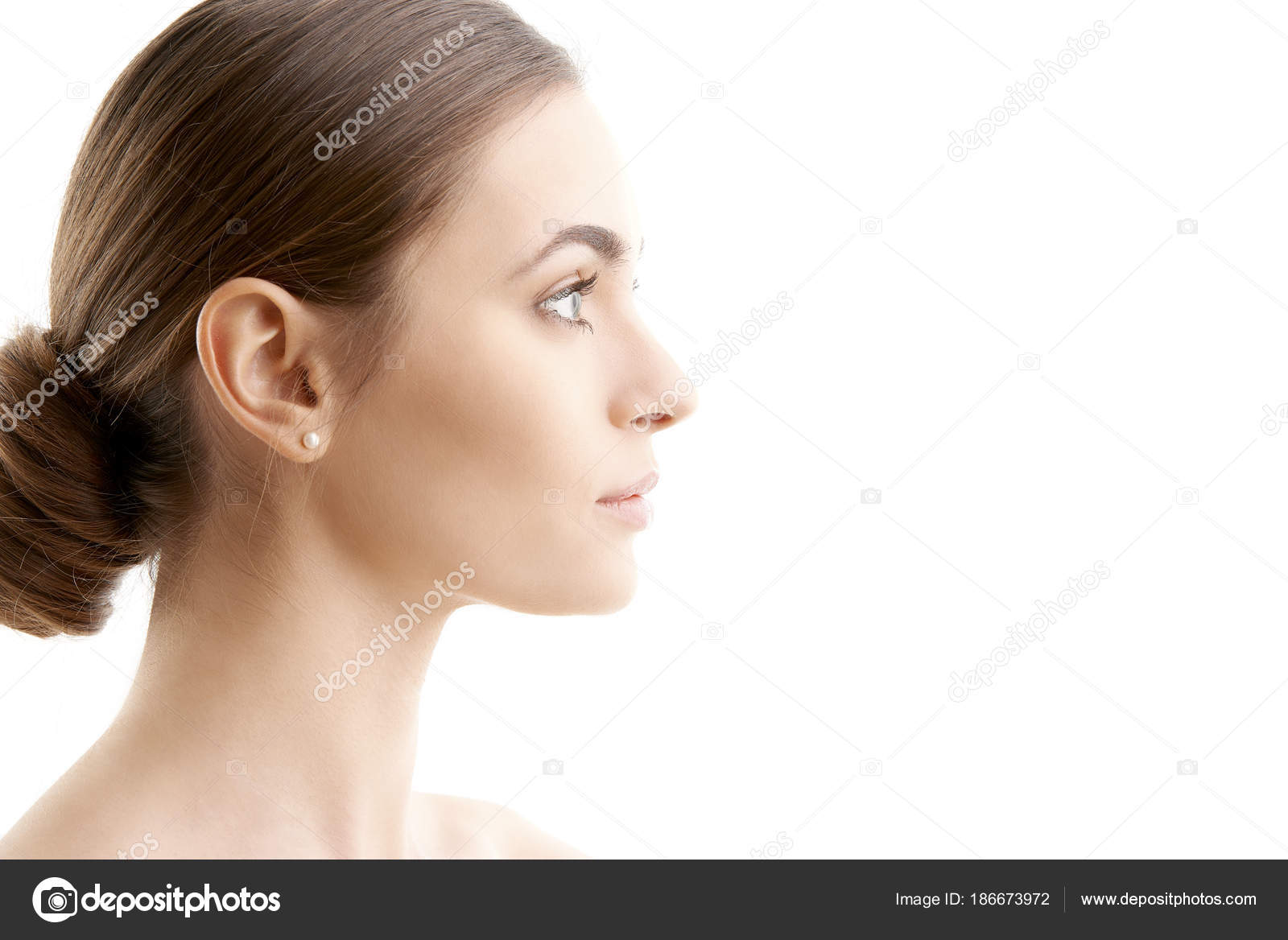 Woman Face Profile Stock Photos and Images - 123RF