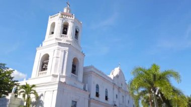 The facade of cebu Cathedral, Philippines. The oldest city in the country. 