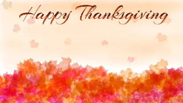 Fijne Thanksgiving vakantie, vallende Sycamore bladeren, — Stockfoto