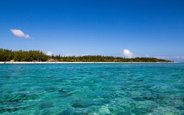Le Morne Маврикійська з морем панорамний — стокове фото
