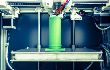 ışık yeşil filaman ile 3D baskı