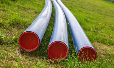 İnşaatta bir çayır borular