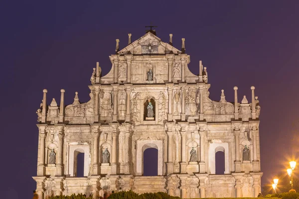 Ruine von St. Paul 's Kirche in Macau Κίνα — Φωτογραφία Αρχείου