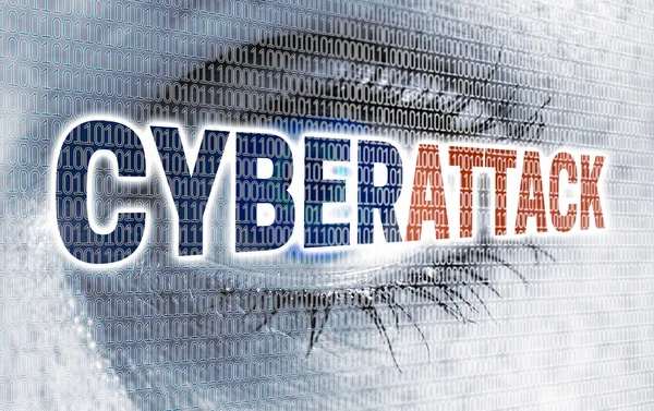 Görüntüleyici kavramı matris Cyberattack gözle görünüyor