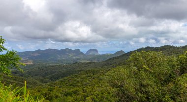 Brabant Le Morne Mauritius panorama görünümünü