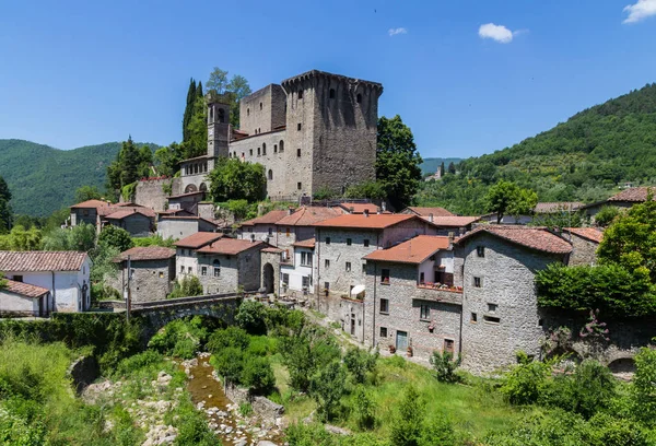 Castello della Verrucola Fivizzano Massa-Carrara Italien — Stockfoto
