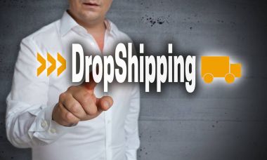 Dropshipping dokunmatik adam tarafından işletilmektedir
