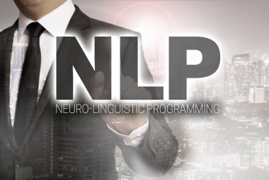 NLP is shown by businessman concept clipart