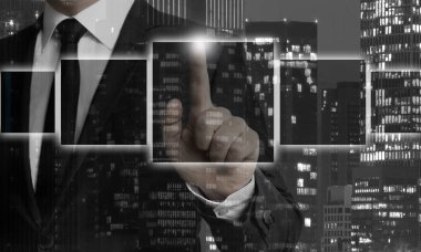 Boş kutu şablonunu işadamı kavramı ile gösterilir