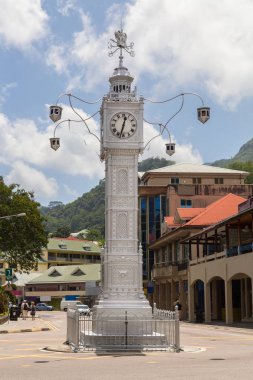 Victoria Mahe Seyşeller'Saat Kulesi