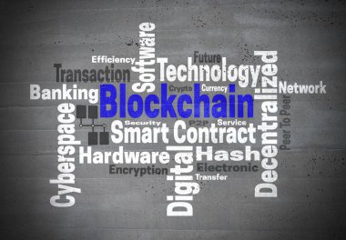 Blockchain kelime bulutu kavramı
